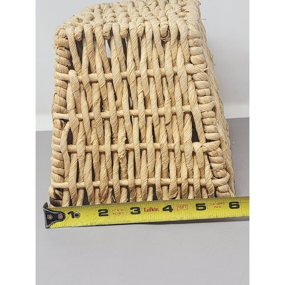 Woven Home Decor Rectangular Storage Organization Basket - Picture 8 of 9